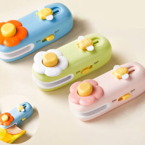 Portable Mini Heat Sealing Machine with Cutter & Magnet
